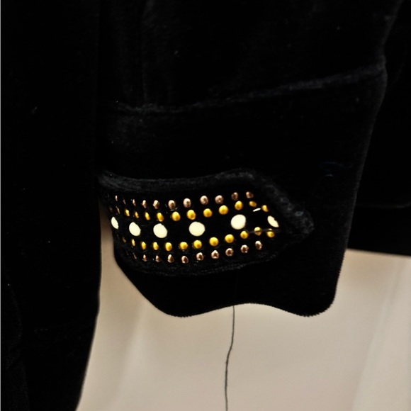 St. John Sport Black Jacket with Gold Details Vintage Size Small - Picture 12 of 12